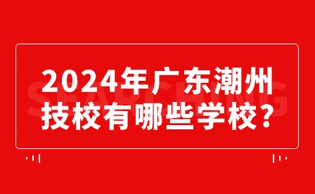 2024年廣東潮州技校有哪些學校?