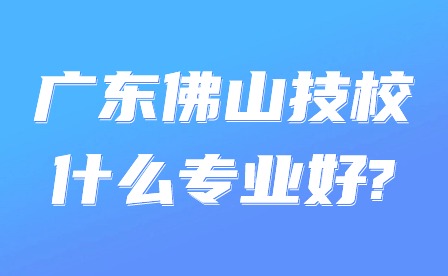 2024年廣東佛山技校什么專業(yè)好?