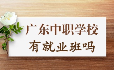 廣東中職學校有就業班嗎