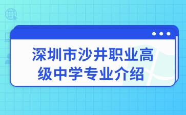 深圳市沙井職業高級中學專業介紹